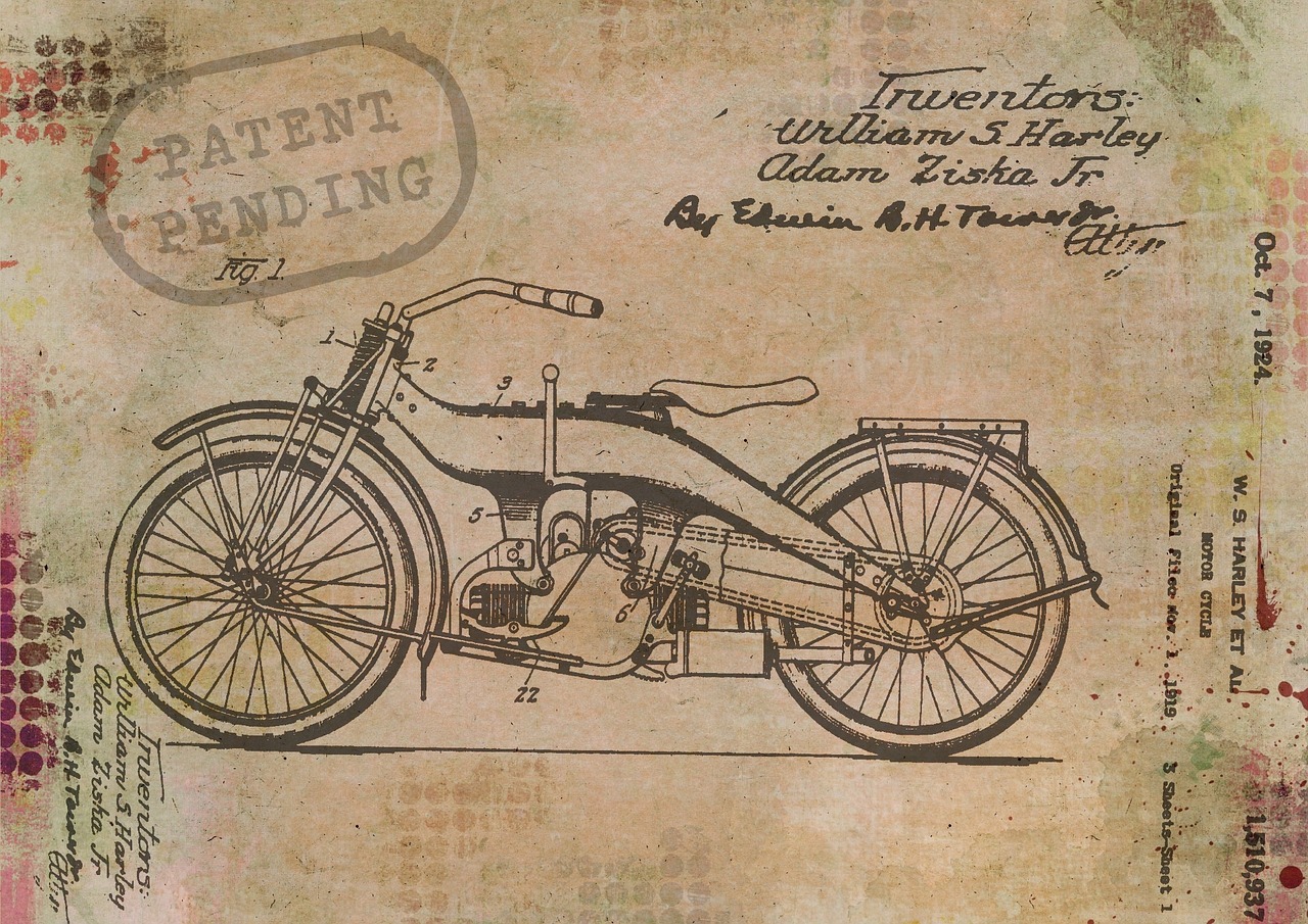 disegno di un brevetto che può essere oggetto di patent box